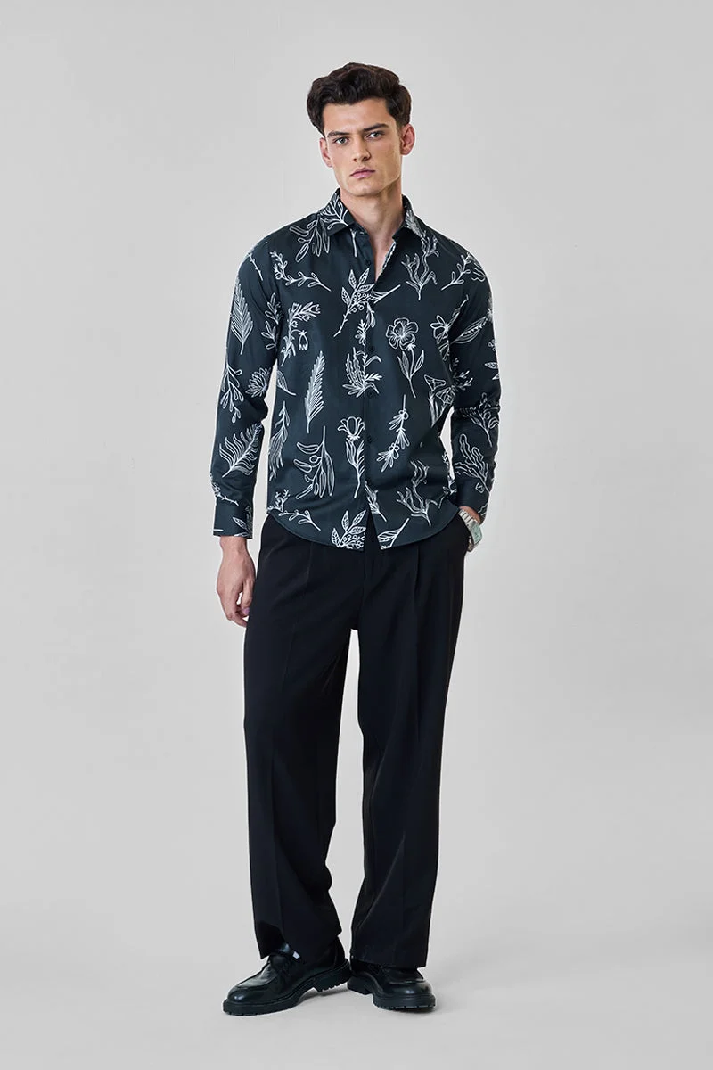 SNITCH Slim Fit 100% Cotton Luxe Shirt