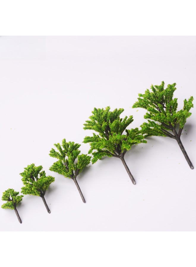 Sand Table Tree Micro Landscape Model Tree Simulation Plastic Peach Tree Landscaping Finished Tree Manual Modeling Ring Art Materials-Color:4cm A Tree  - Image 4