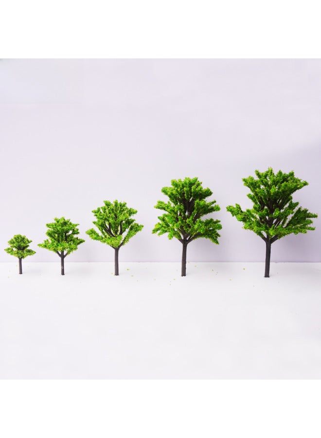Sand Table Tree Micro Landscape Model Tree Simulation Plastic Peach Tree Landscaping Finished Tree Manual Modeling Ring Art Materials-Color:4cm A Tree  - Image 2