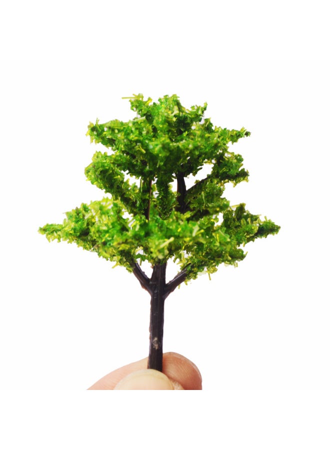 Sand Table Tree Micro Landscape Model Tree Simulation Plastic Peach Tree Landscaping Finished Tree Manual Modeling Ring Art Materials-Color:4cm A Tree  - Image 5