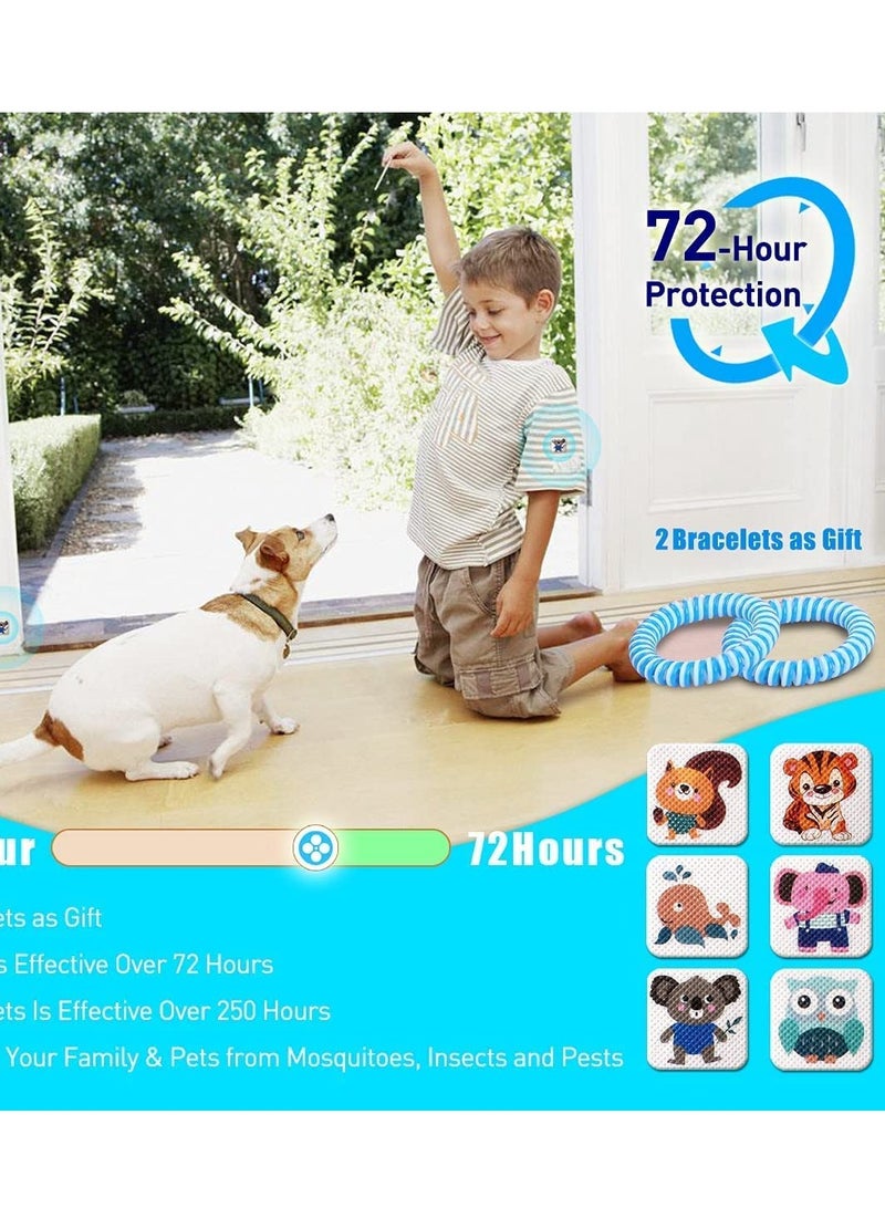 Zikra Mosquito Repellent Stickers for Kids Adult Anti-Mosquito Patches for Outdoor Indoor Use - Image 3