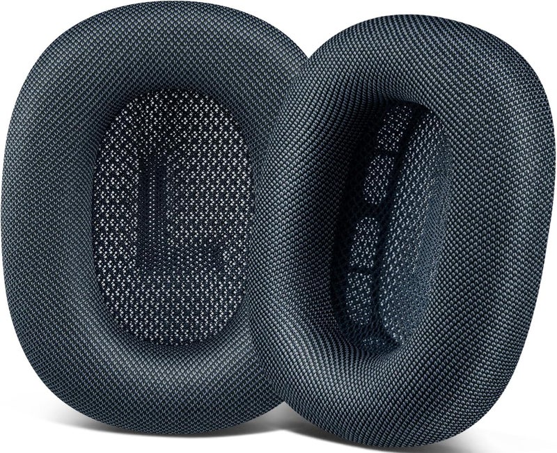 SOPROM Upgraded Ear Pads for Airpods Max Over-Ear Headphones, Earpads Replacement Cushions with Durable Mesh Fabric, Noise Isolation and Strong Magnet - Midnight - Image 1