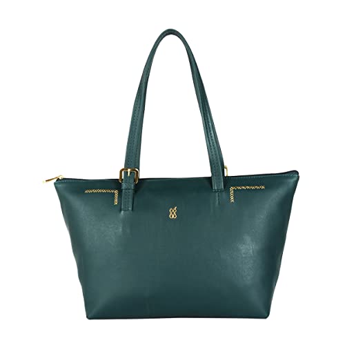 Baggit Women Green Tote Handbag Medium Size | Ladies Stylish Casual Purse Bag - Image 1