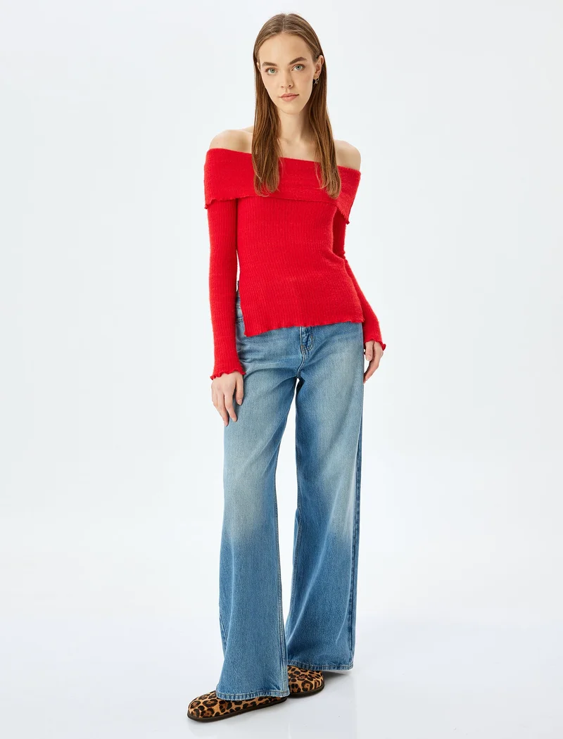 كوتون Long Sleeve T-Shirt