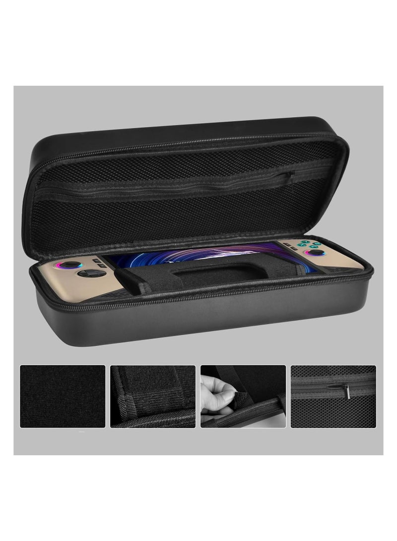 Protective case for MSI Claw 8 AI+ (2025), Travel tote for gaming handheld, Hard case with stand mode and mesh pocket for MSI Claw 8 AI+ accessories - Image 2