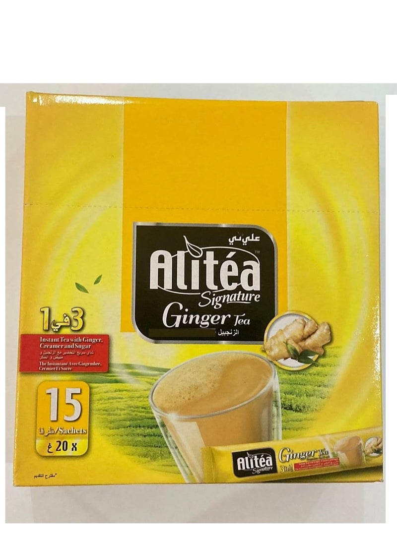 Alitea Alitea Signature Ginger Instant Tea 15 Sachets * 20grams
