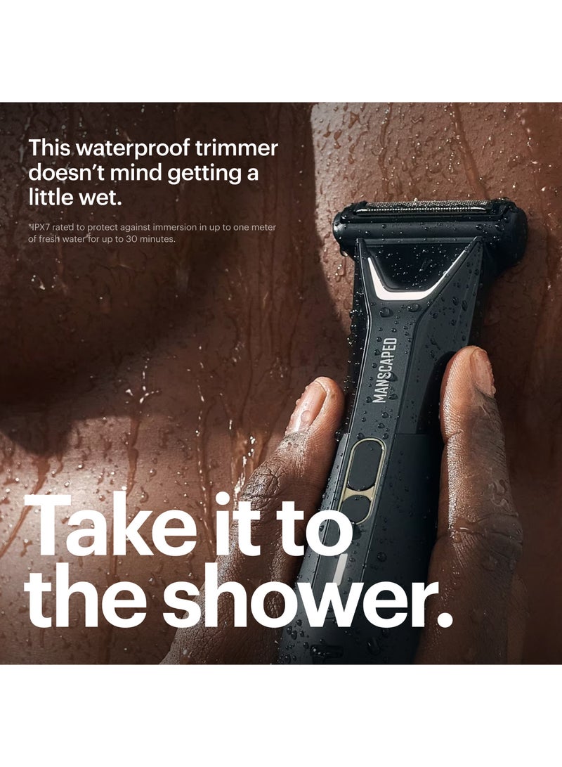 Manscaped The Lawn Mower 5.0 ULTRA Groin & Body Hair Trimmer – Dual-Head SkinSafe Trimmer & Foil Blades, Waterproof Wet/Dry Groomer, USB-C Rechargeable with Travel Pouch, Men’s Ball Shaver - Wireless Qi Charging Compatible - Image 4