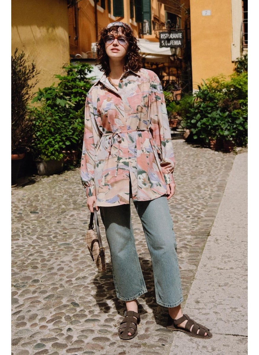 Manuka Patterned Shirt Lush  - Image 1