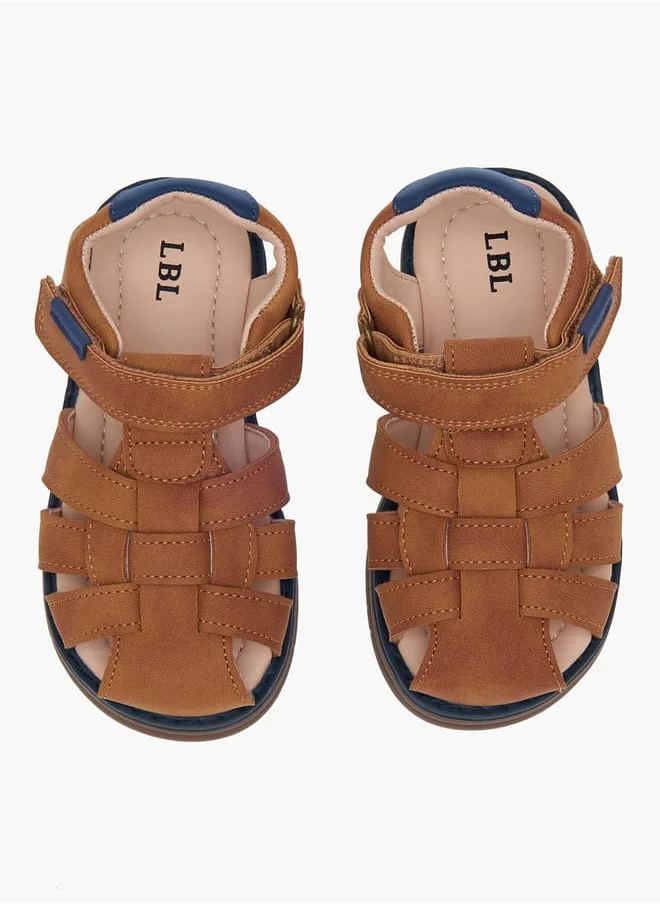 ال بي ال من شو اكسبرس Boys Strappy Sandals With Hook And Loop Closure Ramadan Collection