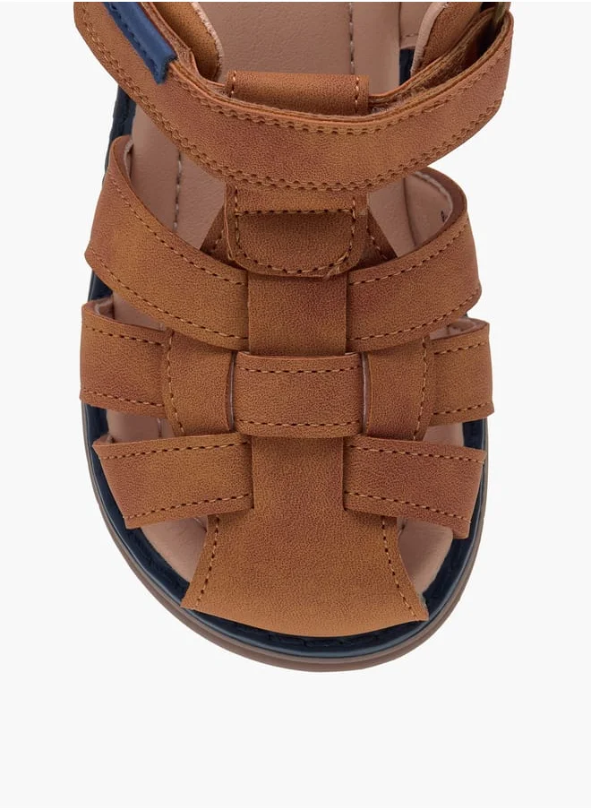 LBL by Shoexpress Boys Strappy Sandals With Hook And Loop Closure Ramadan Collection