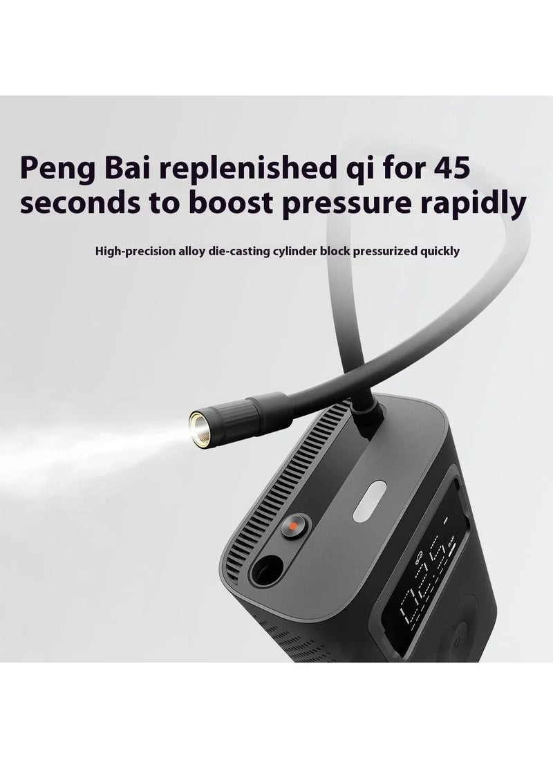 Xiaomi - MIJIA Portable Air Compressor 2 Pro,Portable Electric Air Compressor Inflatable Treasure 150psi High Pressure For Bike Car Scooter Football - Image 1