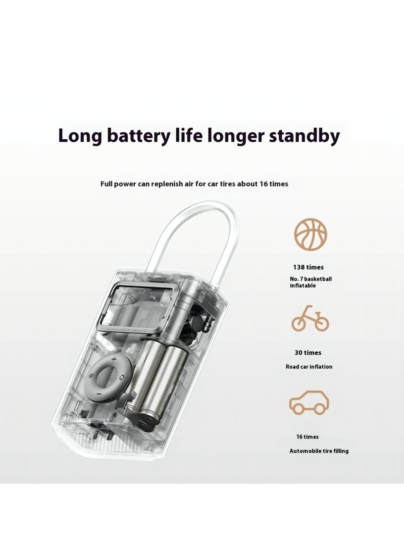 Xiaomi - MIJIA Portable Air Compressor 2 Pro,Portable Electric Air Compressor Inflatable Treasure 150psi High Pressure For Bike Car Scooter Football - Image 1