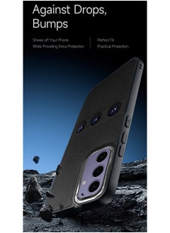 Wtech Lens Series TPU Silicone Leather Texture Case Cover For Samsung Galaxy S24+ / S24 Plus 5G 2024 Black  - Image 4