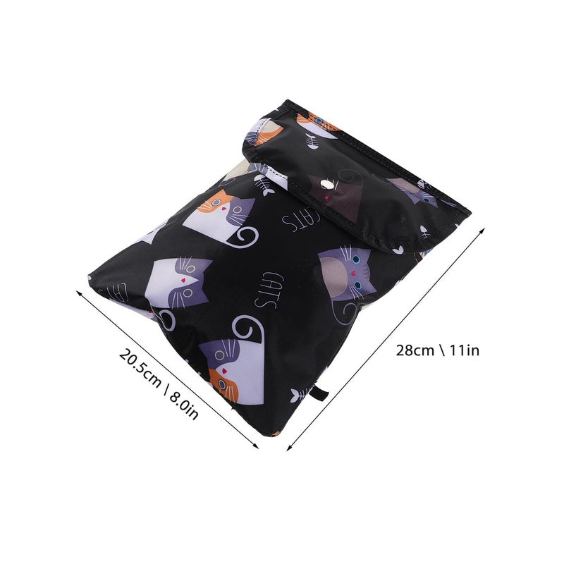 Black Electric Scooter Handlebar Bag Front Hanging Storage Pouch Organizer for Daily Commuting - Image 3