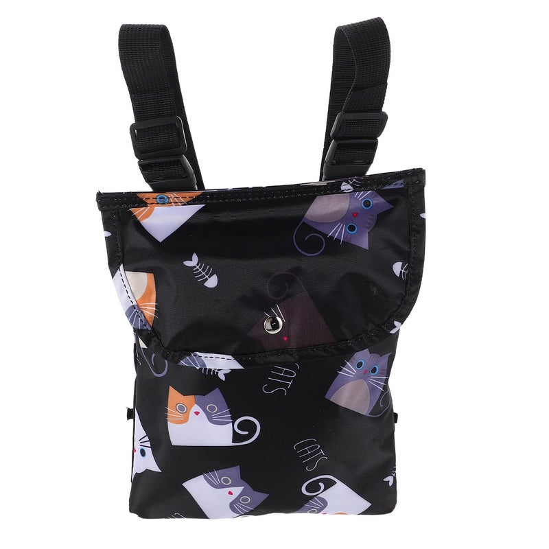 Black Electric Scooter Handlebar Bag Front Hanging Storage Pouch Organizer for Daily Commuting - Image 2