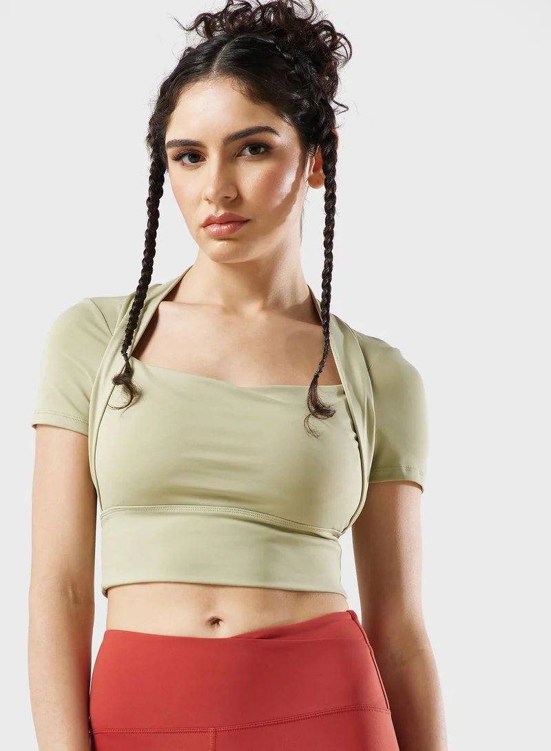 FRWD Longline Cropped Athletic Top