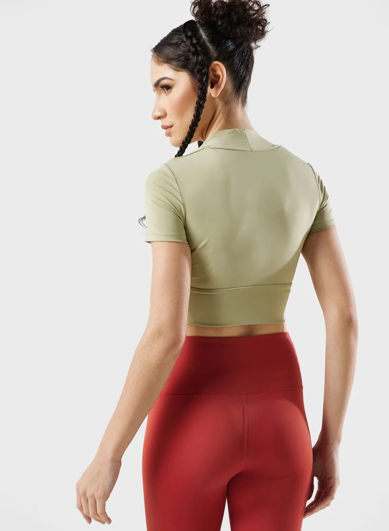 FRWD Longline Cropped Athletic Top