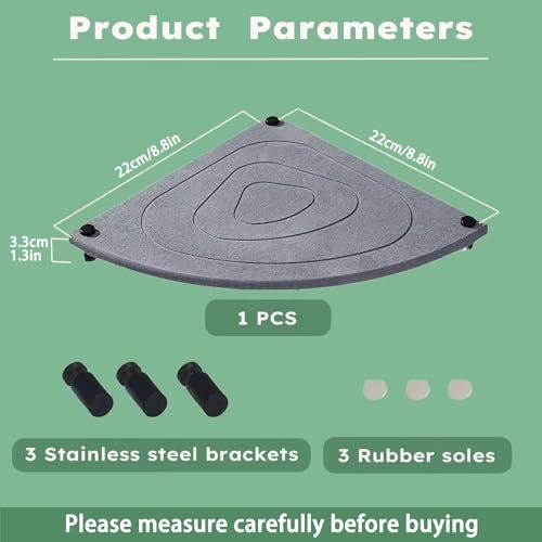 FOWSEEK Stone Drying Tray Diatomite Instant Dry Sink Organizer for Bathroom Kitchen Counter Water Absorbing Stone Tray for Sink Sponge Soap Holder Dispenser Fast Drying Sink Caddy - Image 3