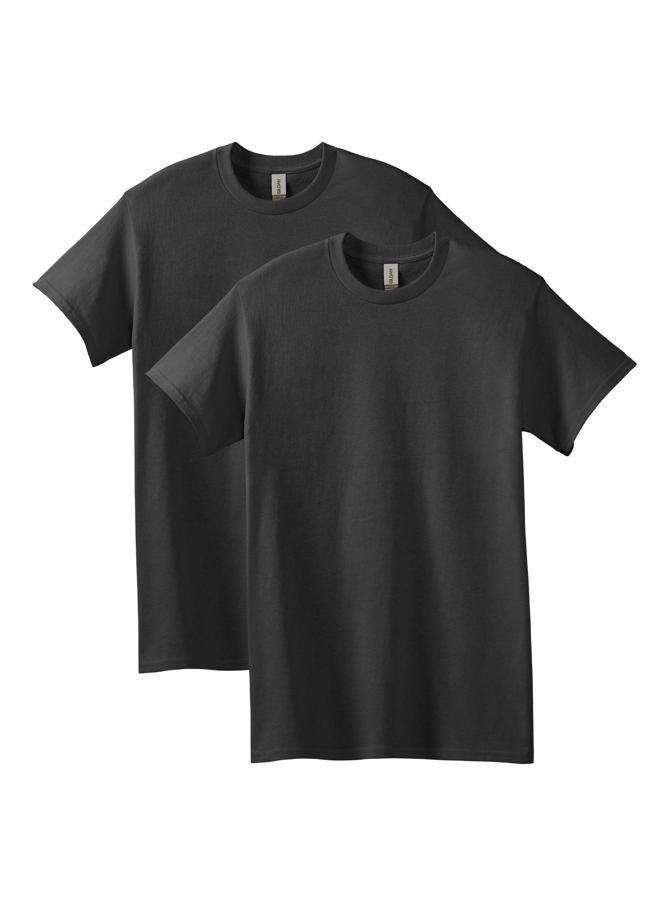 Gildan mens Heavy Cotton T-shirt Style G5000 Multipack Shirt Black 2-pack US, M - Image 1