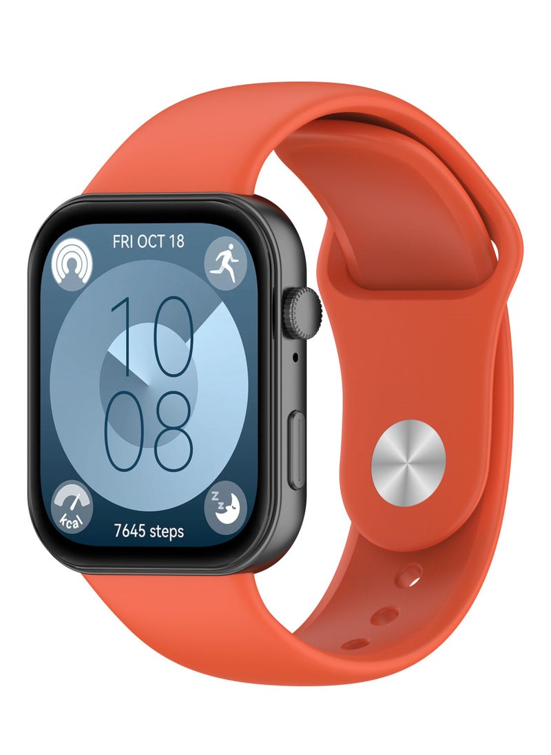 HW 4PCS compatible with Huawei Watch Fit 3 reverse buckle silicone strap/buckle strap  - Image 4