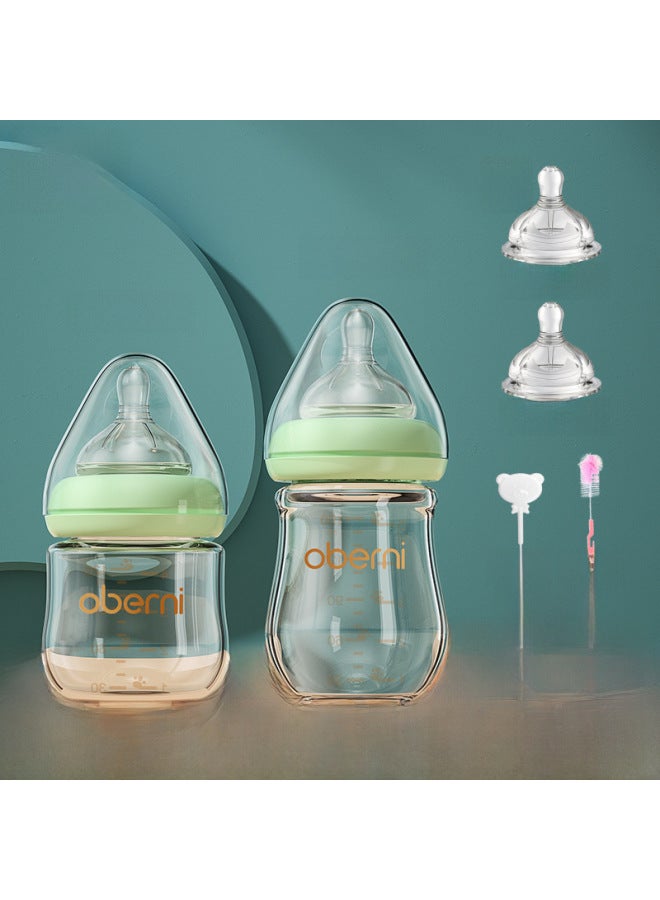 Ml Newborn Glass Bottle Wide Diameter Anti-choking And Anti-flatulence Baby Bottle Baby 0-6 Months