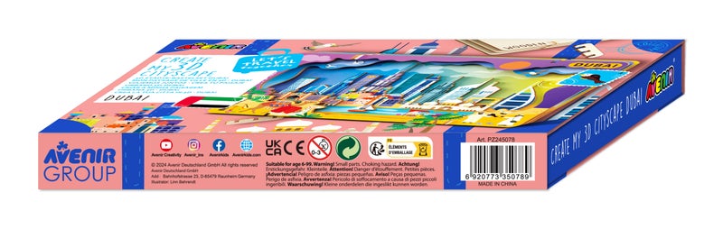 Avenir - Let’s Travel Together 3D Cityscape Puzzle – Dubai Wooden DIY Model Kit | Build Famous Landmarks with Illustrated Guide | Educational Travel Gift for Kids & Adults - Image 4