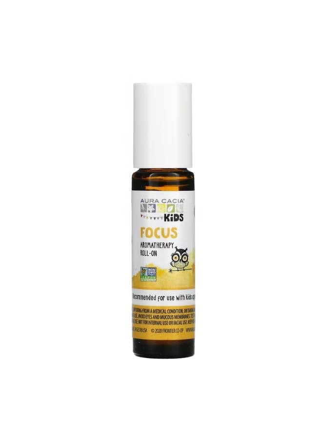 أورا كاسيا Kids Aromatherapy Roll-On Focus 0.31 fl oz 9.2 ml - Image 1