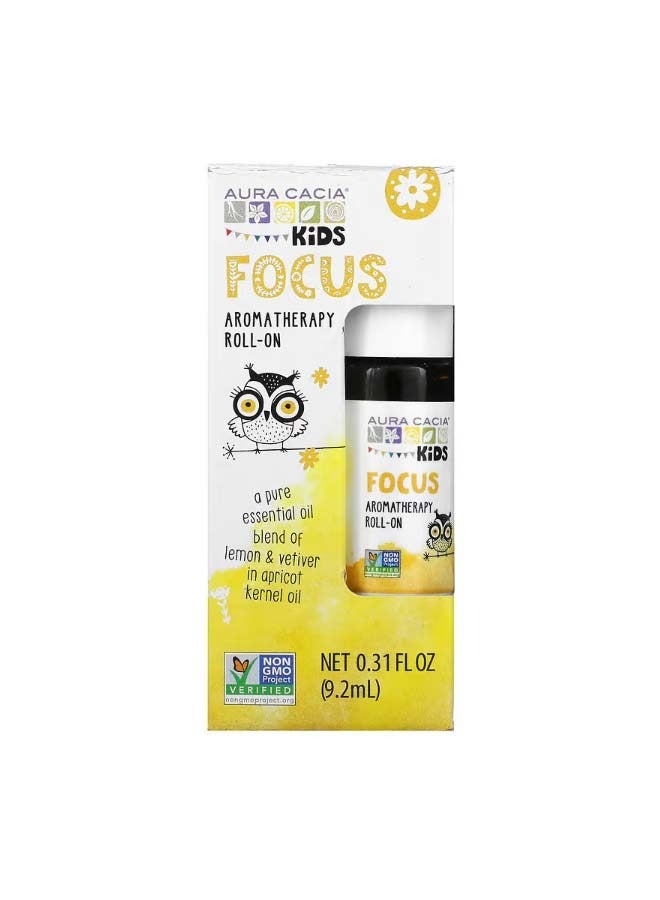 أورا كاسيا Kids Aromatherapy Roll-On Focus 0.31 fl oz 9.2 ml - Image 2