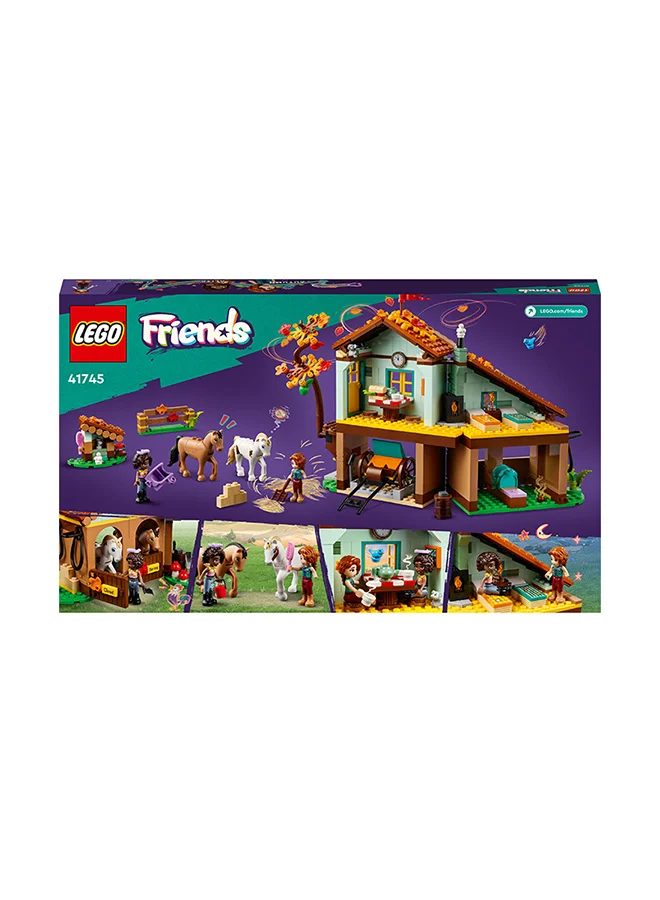 ليغو Friends Autumn’S Horse Stable 41745 Building Toy Set; Role-Play Fun For Ages 7+; With 2 Mini-Dolls And 2 Horses For Creative Play; A Gift For Kids Who Love Horses And Animal Care (545 Pieces)