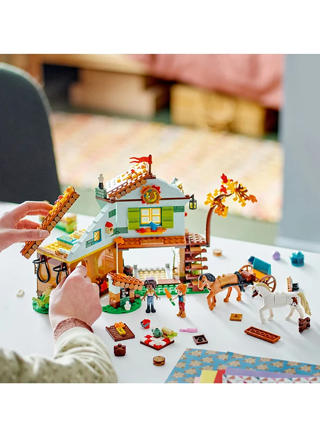 ليغو Friends Autumn’S Horse Stable 41745 Building Toy Set; Role-Play Fun For Ages 7+; With 2 Mini-Dolls And 2 Horses For Creative Play; A Gift For Kids Who Love Horses And Animal Care (545 Pieces)
