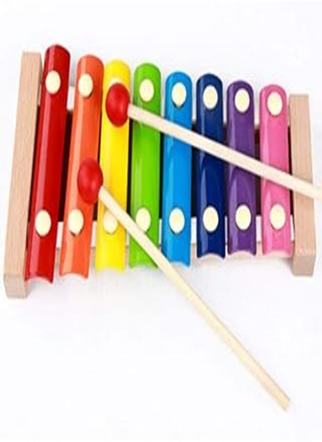 OR Eight-tone xylophone - children's wooden toys children's early childhood teaching xylophone percussion instruments 
