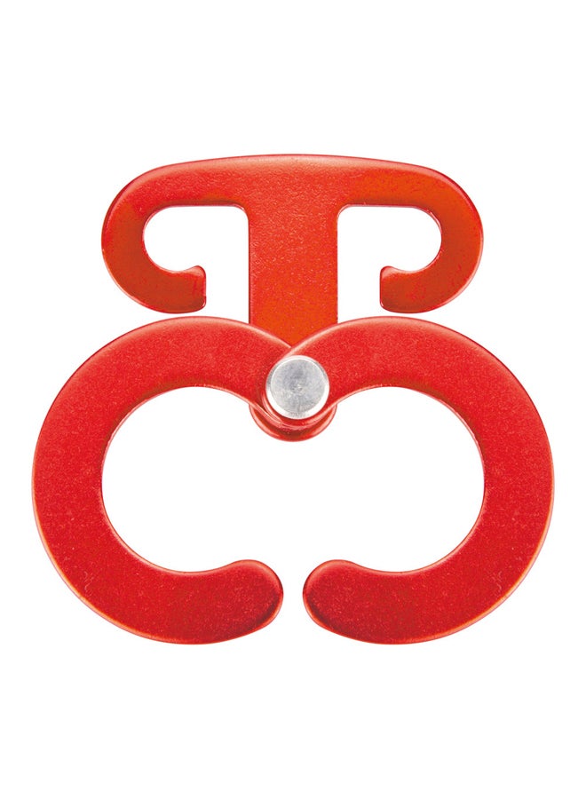 السنيدي طقم مشابك تعليق, احمر - Image 1