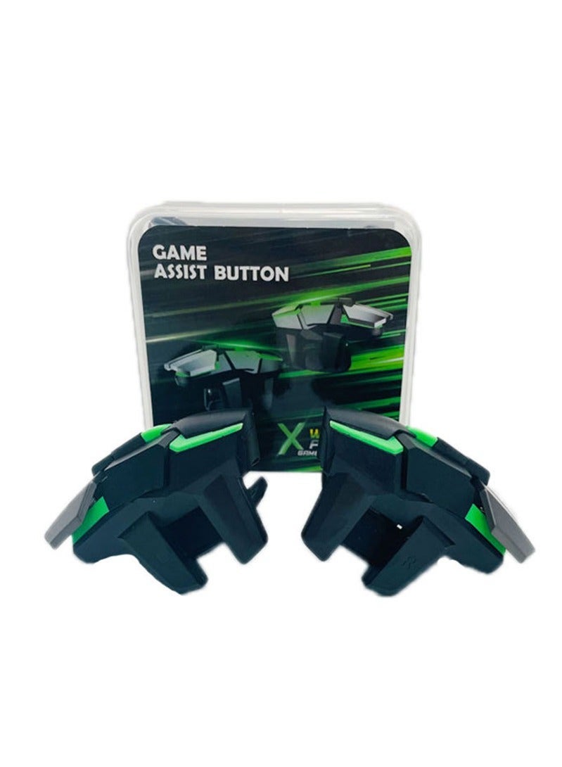 Sthxyfaith Mobile Game Controller Trigger, PUBG Accessories 6 Finger Trigger, High Sensitivity and 4 Metal on, Non-slip and Human Body Design - Image 2