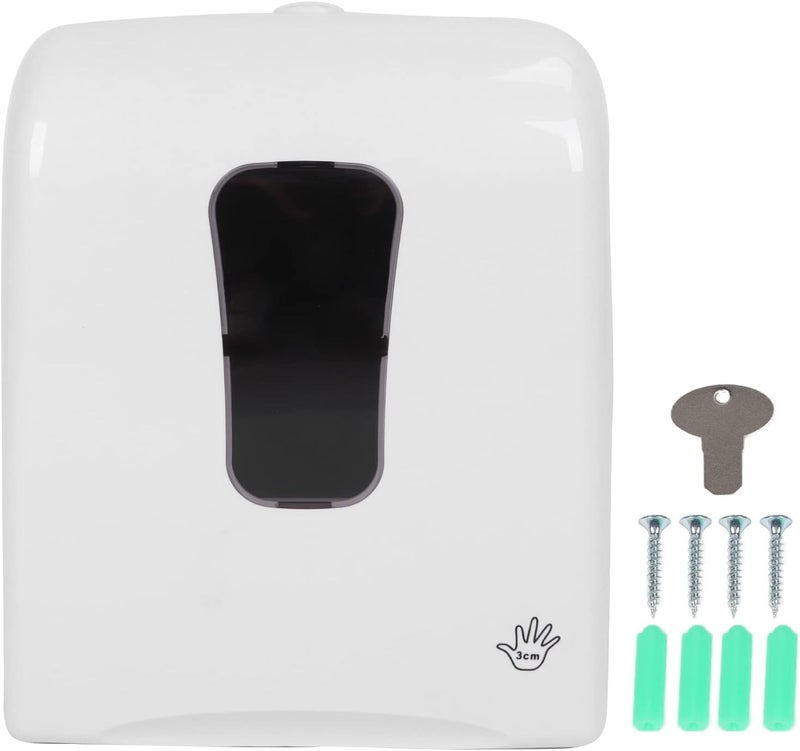 klarako Automated Paper Towel Dispenser, Toilet Tissue Dispensers for Home or Commercial, Wall Mounted Bathroom Tissue Box Holder, Touchless Paper Towel Dispensers Holder for Hotel Food Service Facilities - Image 1