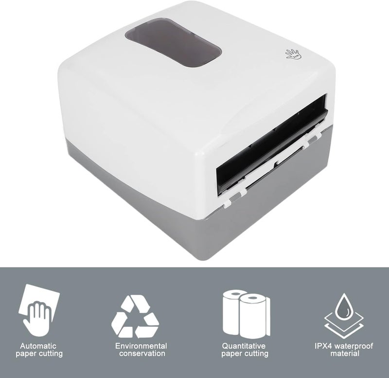 klarako Automated Paper Towel Dispenser, Toilet Tissue Dispensers for Home or Commercial, Wall Mounted Bathroom Tissue Box Holder, Touchless Paper Towel Dispensers Holder for Hotel Food Service Facilities - Image 3