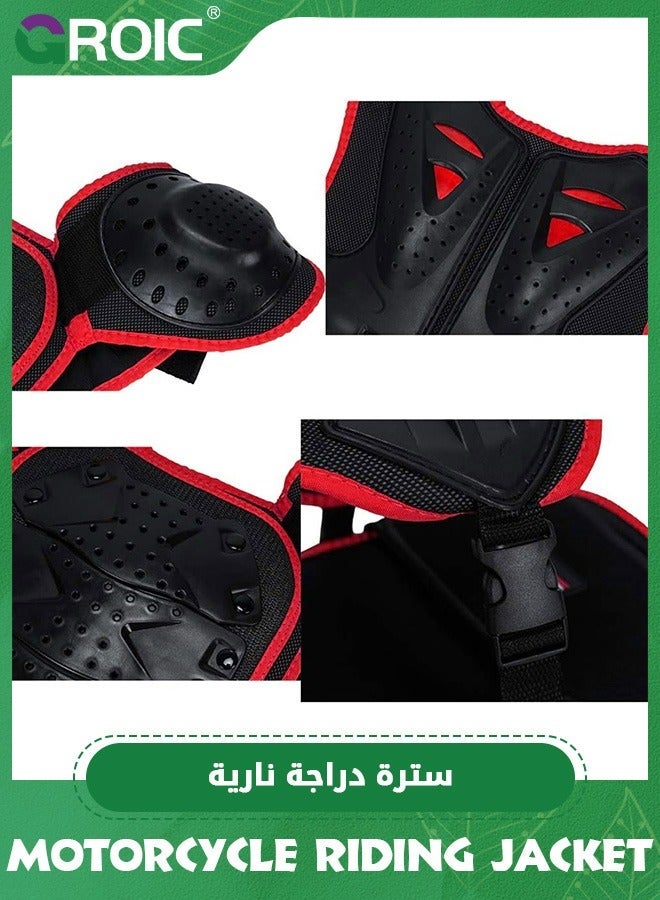 GROIC Adult Motorcycle Chest Armor Motocross Dirtbike Protective Gear,Chest Protector Bike Vest - Image 2