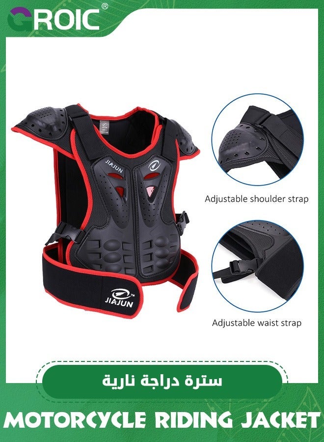 GROIC Adult Motorcycle Chest Armor Motocross Dirtbike Protective Gear,Chest Protector Bike Vest - Image 3