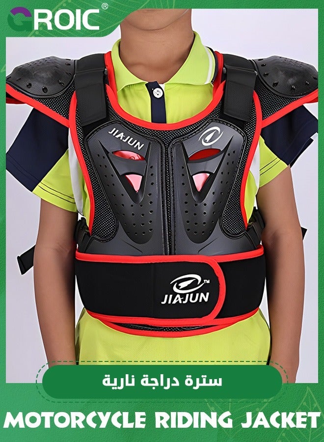 GROIC Adult Motorcycle Chest Armor Motocross Dirtbike Protective Gear,Chest Protector Bike Vest - Image 4