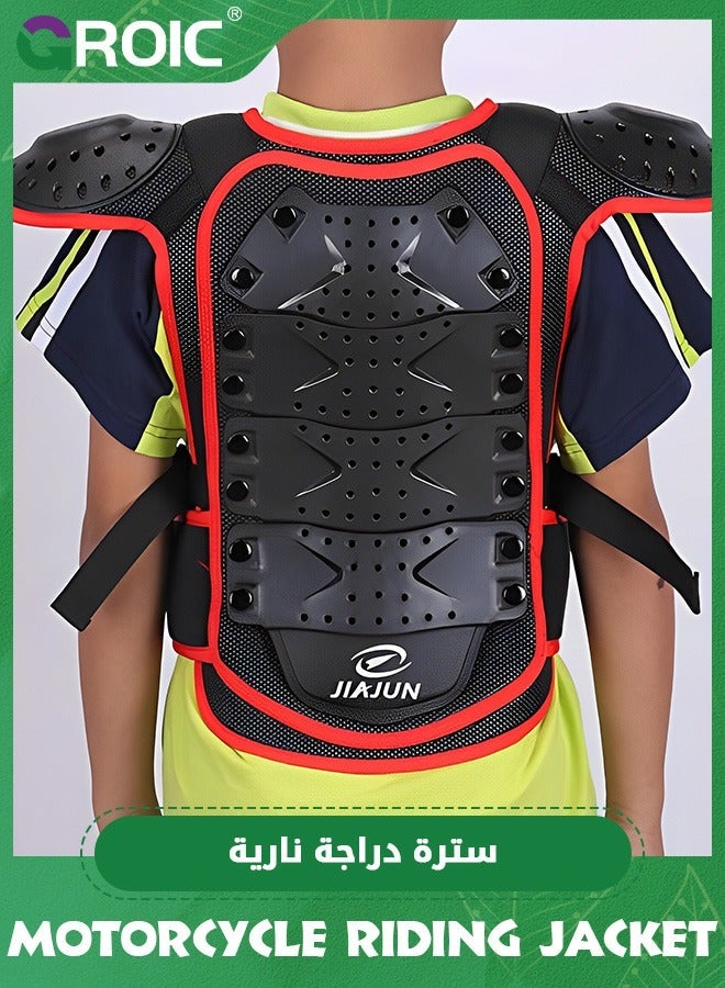 GROIC Adult Motorcycle Chest Armor Motocross Dirtbike Protective Gear,Chest Protector Bike Vest - Image 5