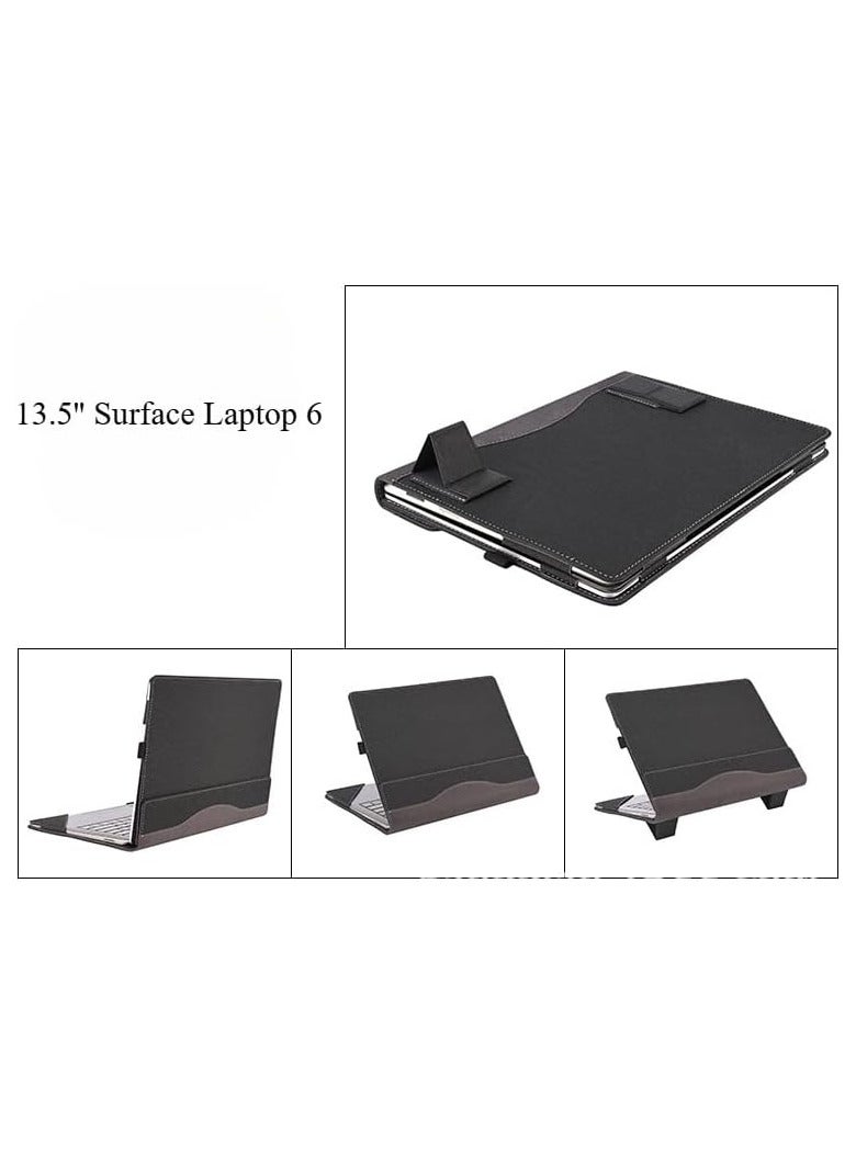 عام جراب لاب توب متوافق مع جهاز Microsoft Surface Laptop 6 مقاس 13.5 بوصة الذي سيتم إصداره في عام 2024 ، وهو مناسب لجهاز Surface Laptop 6 مقاس 13.5 بوصة مع حامل حزام حافظة لاب توب وحافظة واقية غير قابلة للانزلاق - Image 3