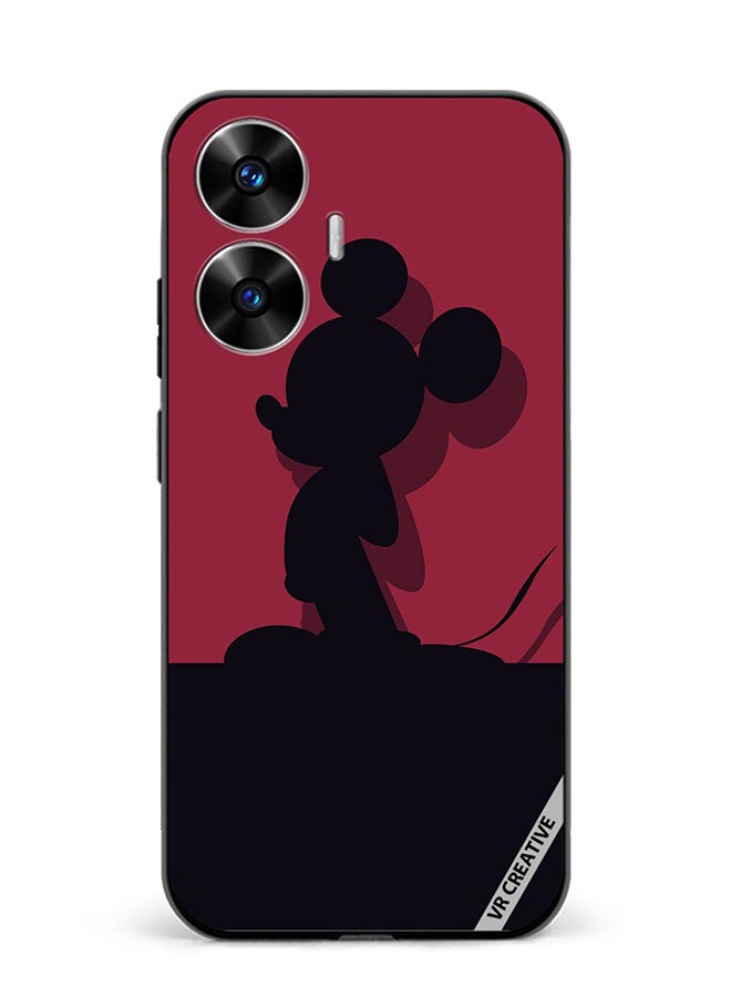 VR CREATIVE Protective Case Cover For Realme C55 Mickey Red Design Multicolour - Image 1
