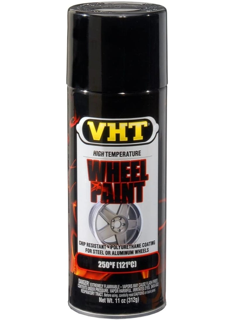 VHT طلاء عجلات أسود لامع VHT SP187 - 11 أونصة - Image 1