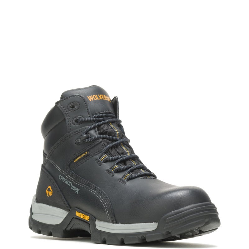 Wolverine Mens Tarmac Waterproof Reflective Composite-Toe 6" Work Boot, Black, 11 M US - Image 2