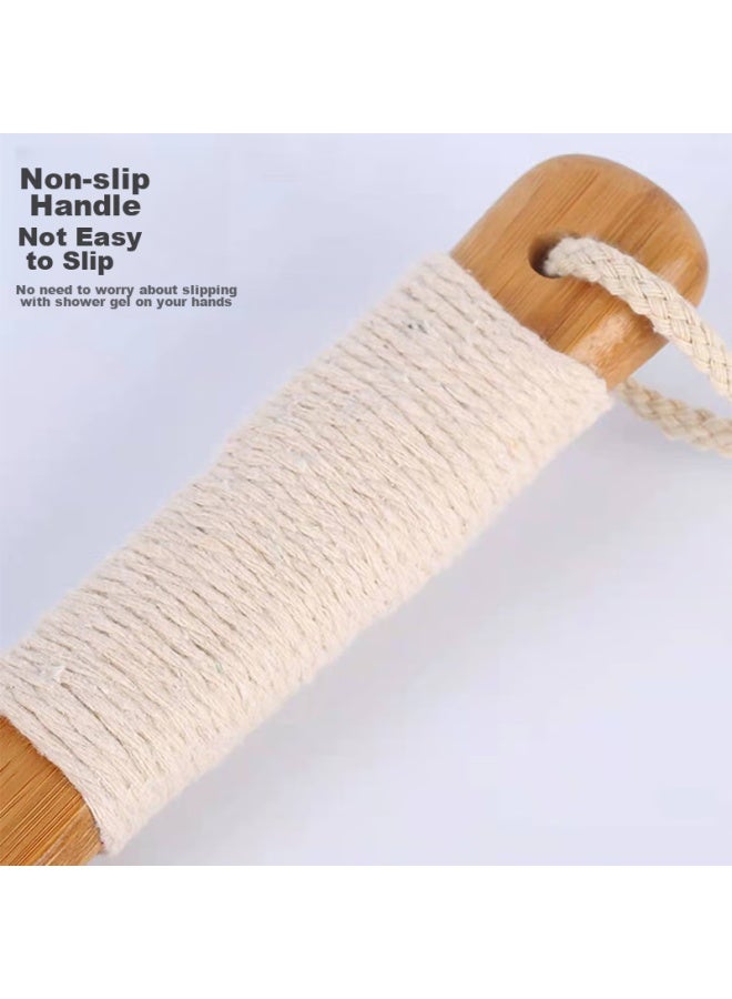 Bao Shi Baoshi Bath Brush, Long-handled Back Scrubber, Shower Tool, Massage Back Scrubber, Bathing Brush With Bristles - Image 2