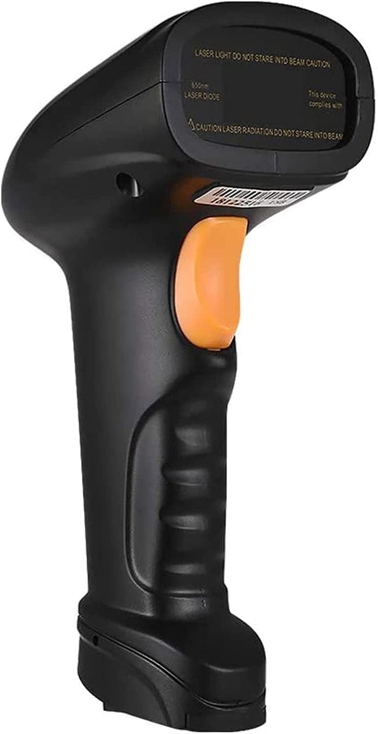 Barcode Scanner 2.4G Wireless Barcode Scanner & USB Wired Barcode Scanner, 1D Handheld Bar Code Reader for Supermarket, Convenience Store, Warehouse - Image 1