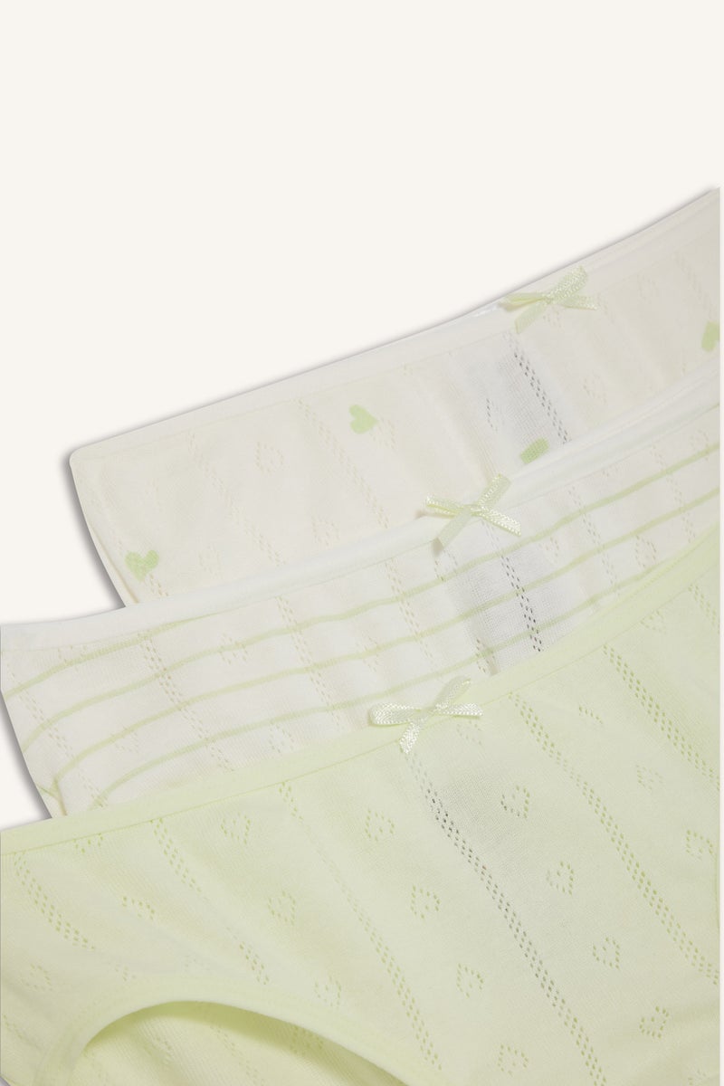 DeFacto Green Girl Girl 3 Piece Panties Casual - Image 4