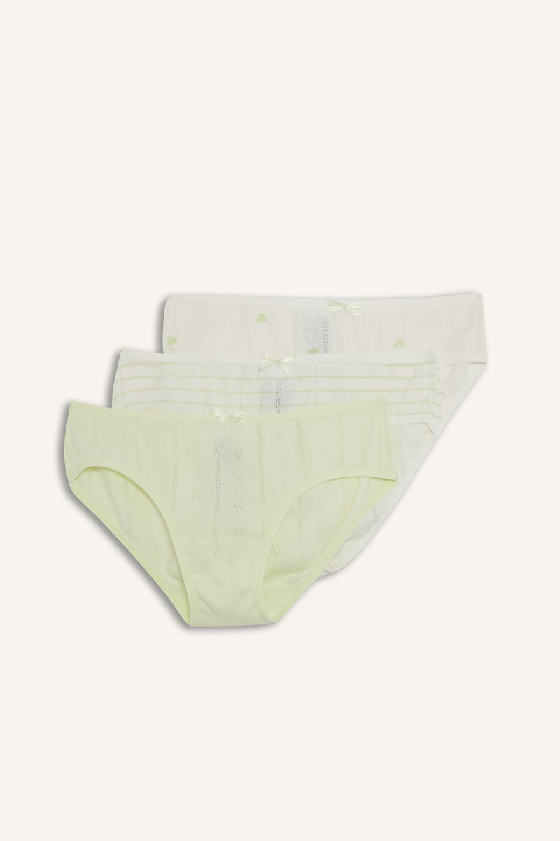 DeFacto Green Girl Girl 3 Piece Panties Casual - Image 1