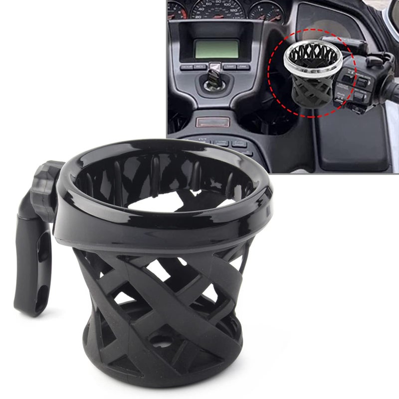 Motorcycle Handlebar Holder Cup Holder Drink Holder for Honda Goldwing GL1800 F6B 20012023 Retention Bottle Holder Black