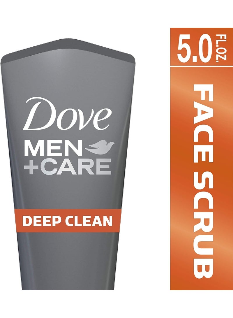 Dove Men+Care Face Scrub, ( Deep Clean +) 148ML - Image 2
