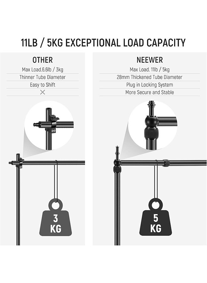 Neewer NEEWER Overhead Camera Mount Rig with 2 Ball Heads, Super Clamp/Mobile Phone Holder/Camera Desk Mount, Multi Device Mount, Platform Overhead Tripod, Adjustable Height Width, Max Load 12 kg  - Image 5